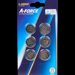 A-Force knoopcelbatterijen CR2032 6 Stuks | Action NL