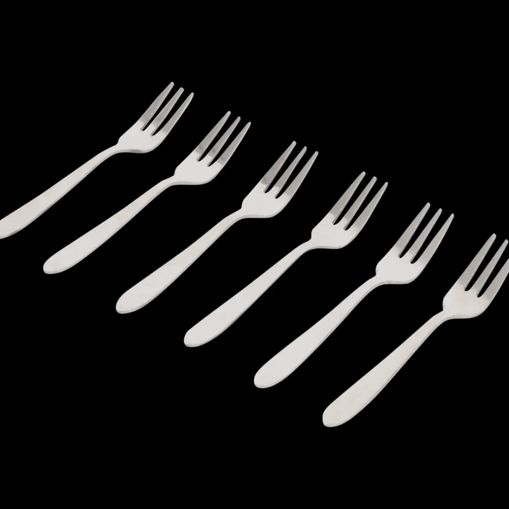 Gebaksvorkjes Zilver 6 Stuks | Action NL