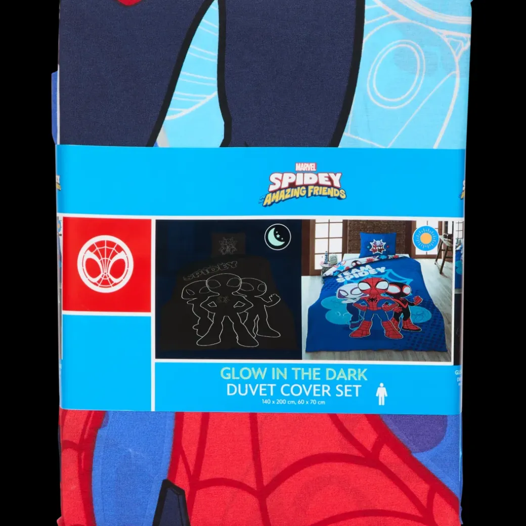 Glow in the dark dekbedovertrek 140 x 200 cm | Action NL