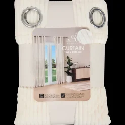 Gordijn met ribstof Polyester | Action NL