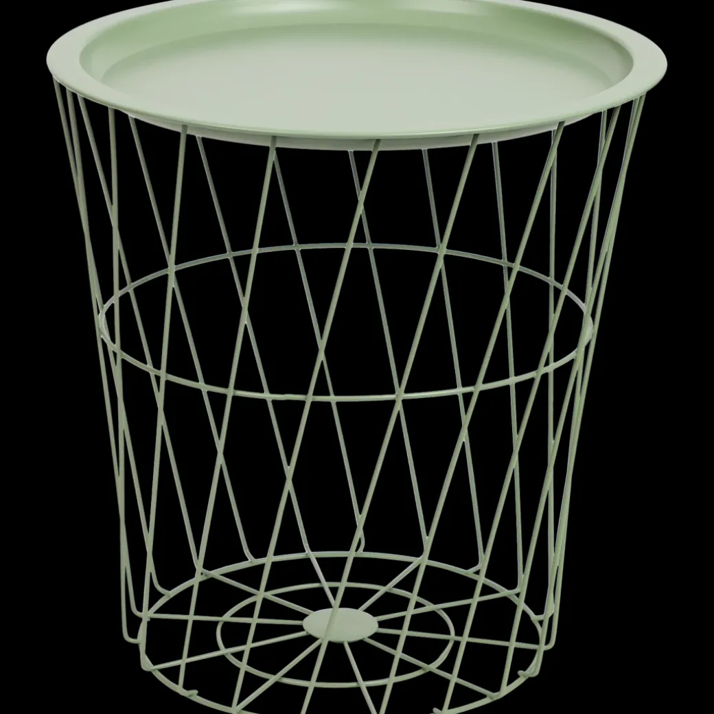 2-in-1 bijzettafel en draadmand | Action NL