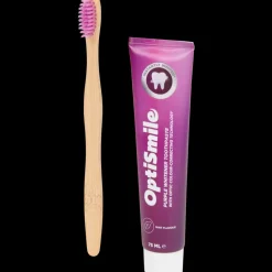 OptiSmile tandpasta met tandenborstel Purple Whitening | Action NL