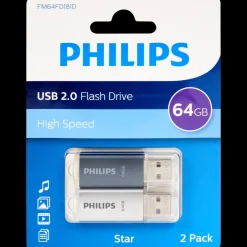 Philips USB-sticks 64 gigabytes | Action NL