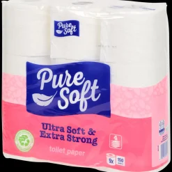 Pure Soft toiletpapier Ultra Soft & Extra Strong 9 Stuks | Action NL
