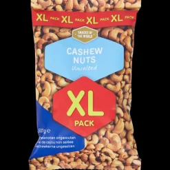 Snacks of the World ongezouten cashewnoten XL-pack | Action NL
