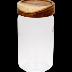 Voorraadpot met acaciadeksel | Action NL